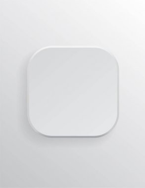 Açık ve yumuşak şekil Tasarım Web siteleri veya ürünleri, arka plan 3d öğesi, düğme, gerçekçi vektör çizim için