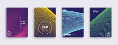 Vektör kapak tasarımları. Gelecekteki Poster şablonu.