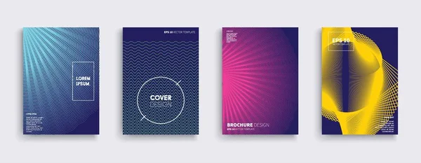 Vektor Cover Designs Zukünftige Plakatvorlage — Stockvektor