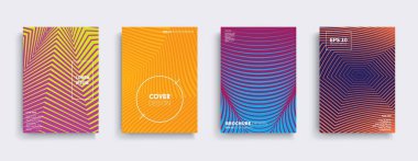 Vektör kapak tasarımları. Gelecekteki Poster şablonu. Smartphone modern arka plan ayarlamak.