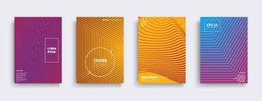 Vektör kapak tasarımları. Gelecekteki Poster şablonu. Smartphone modern arka plan ayarlamak.