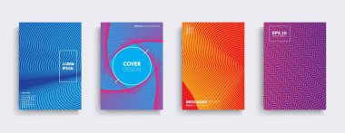 Vektör kapak tasarımları. Gelecekteki Poster şablonu. Smartphone modern arka plan ayarlamak.