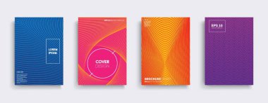 Vektör kapak tasarımları. Gelecekteki Poster şablonu. Smartphone modern arka plan ayarlamak.