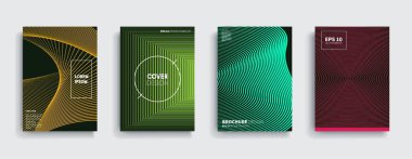 Vektör kapak tasarımları. Gelecekteki Poster şablonu. Smartphone modern arka plan ayarlamak.