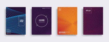 Vektör kapak tasarımları. Gelecekteki Poster şablonu. Smartphone modern arka plan ayarlamak.