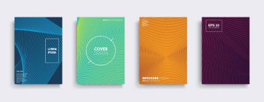 Vektör kapak tasarımları. Gelecekteki Poster şablonu. Smartphone modern arka plan ayarlamak.