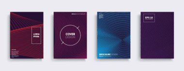 Vektör kapak tasarımları. Gelecekteki Poster şablonu. Smartphone modern arka plan ayarlamak.