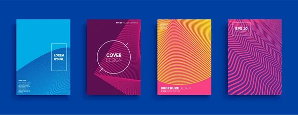 Vector cover designs. Future Poster template. Smartphone modern background set.