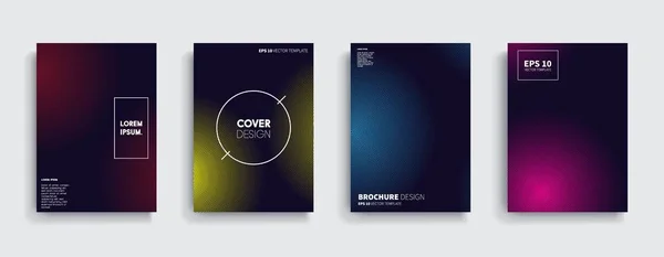 Vektor Cover Designs Zukünftige Plakatvorlage Smartphone Mobil Hintergrund Eingestellt — Stockvektor