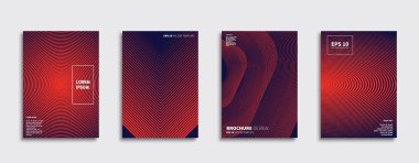 Vektör kapak tasarımları. Gelecekteki Poster şablonu. Smartphone modern arka plan ayarlamak.