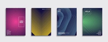 Vektör kapak tasarımları. Gelecekteki Poster şablonu. Smartphone modern arka plan ayarlamak.