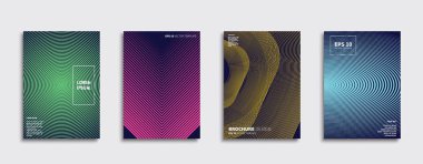 Vektör kapak tasarımları. Gelecekteki Poster şablonu. Smartphone modern arka plan ayarlamak.