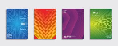 Vektör kapak tasarımları. Gelecekteki Poster şablonu. Smartphone modern arka plan ayarlamak.