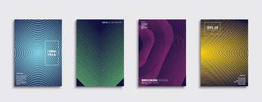 Vektör kapak tasarımları. Gelecekteki Poster şablonu. Smartphone modern arka plan ayarlamak.