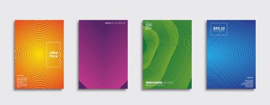 Vektör kapak tasarımları. Gelecekteki Poster şablonu. Smartphone modern arka plan ayarlamak.