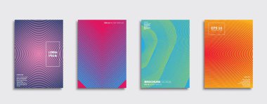 Vektör kapak tasarımları. Gelecekteki Poster şablonu. Smartphone modern arka plan ayarlamak.