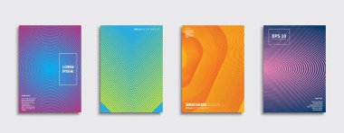 Vektör kapak tasarımları. Gelecekteki Poster şablonu. Smartphone modern arka plan ayarlamak.