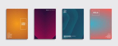 Vektör kapak tasarımları. Gelecekteki Poster şablonu. Smartphone modern arka plan ayarlamak.