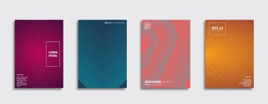 Vektör kapak tasarımları. Gelecekteki Poster şablonu. Smartphone modern arka plan ayarlamak.