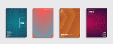 Vektör kapak tasarımları. Gelecekteki Poster şablonu. Smartphone modern arka plan ayarlamak.