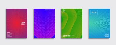Vektör kapak tasarımları. Gelecekteki Poster şablonu. Smartphone modern arka plan ayarlamak.