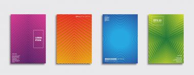 Vektör kapak tasarımları. Gelecekteki Poster şablonu. Smartphone modern arka plan ayarlamak.