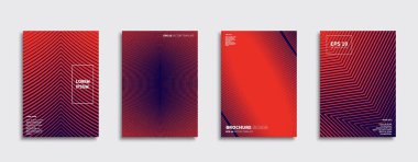 Vektör kapak tasarımları. Gelecekteki Poster şablonu. Smartphone modern arka plan ayarlamak.