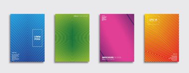 Vektör kapak tasarımları. Gelecekteki Poster şablonu. Smartphone modern arka plan ayarlamak.