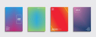 Vektör kapak tasarımları. Gelecekteki Poster şablonu. Smartphone modern arka plan ayarlamak.