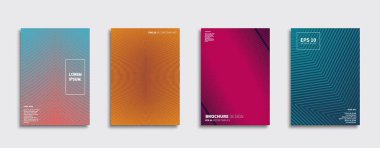 Vektör kapak tasarımları. Gelecekteki Poster şablonu. Smartphone modern arka plan ayarlamak.