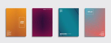 Vektör kapak tasarımları. Gelecekteki Poster şablonu. Smartphone modern arka plan ayarlamak.