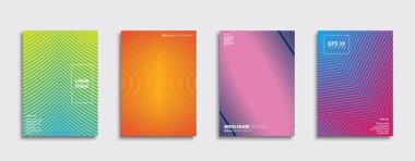 Vektör kapak tasarımları. Gelecekteki Poster şablonu. Smartphone modern arka plan ayarlamak.