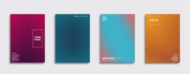 Vektör kapak tasarımları. Gelecekteki Poster şablonu. Smartphone modern arka plan ayarlamak.