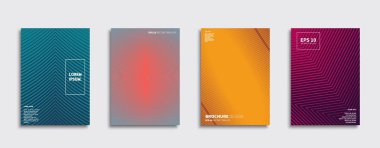 Vektör kapak tasarımları. Gelecekteki Poster şablonu. Smartphone modern arka plan ayarlamak.