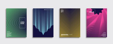 Vektör kapak tasarımları. Gelecekteki Poster şablonu. Smartphone modern arka plan ayarlamak.