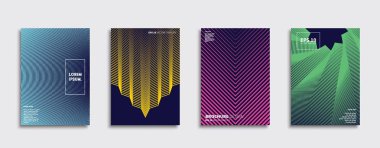 Vektör kapak tasarımları. Gelecekteki Poster şablonu. Smartphone modern arka plan ayarlamak.