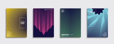 Vektör kapak tasarımları. Gelecekteki Poster şablonu. Smartphone modern arka plan ayarlamak.