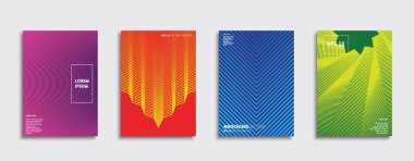 Vektör kapak tasarımları. Gelecekteki Poster şablonu. Smartphone modern arka plan ayarlamak.