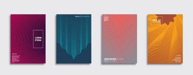 Vektör kapak tasarımları. Gelecekteki Poster şablonu. Smartphone modern arka plan ayarlamak.