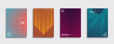 Vektör kapak tasarımları. Gelecekteki Poster şablonu. Smartphone modern arka plan ayarlamak.