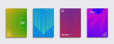 Vektör kapak tasarımları. Gelecekteki Poster şablonu. Smartphone modern arka plan ayarlamak.