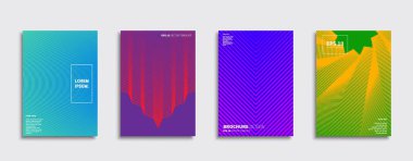 Vektör kapak tasarımları. Gelecekteki Poster şablonu. Smartphone modern arka plan ayarlamak.