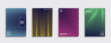 Vektör kapak tasarımları. Gelecekteki Poster şablonu. Smartphone modern arka plan ayarlamak.