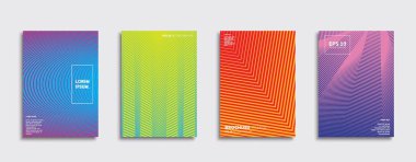 Vektör kapak tasarımları. Gelecekteki Poster şablonu. Smartphone modern arka plan ayarlamak.