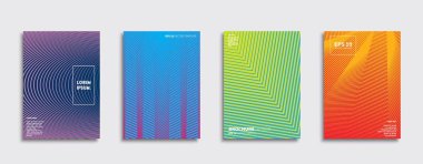 Vektör kapak tasarımları. Gelecekteki Poster şablonu. Smartphone modern arka plan ayarlamak.