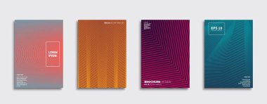 Vektör kapak tasarımları. Gelecekteki Poster şablonu. Smartphone modern arka plan ayarlamak.