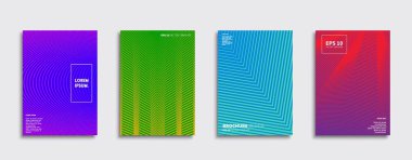 Vektör kapak tasarımları. Gelecekteki Poster şablonu. Smartphone modern arka plan ayarlamak.