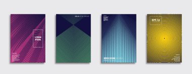 Vektör kapak tasarımları. Gelecekteki Poster şablonu. Smartphone modern arka plan ayarlamak.