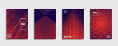 Vektör kapak tasarımları. Gelecekteki Poster şablonu. Smartphone modern arka plan ayarlamak.