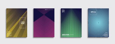 Vektör kapak tasarımları. Gelecekteki Poster şablonu. Smartphone modern arka plan ayarlamak.